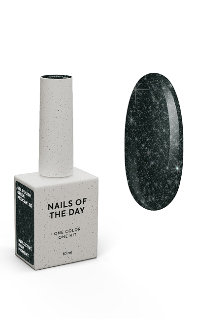 NAILS OF THE NIGHT Green Mexican gel polish, 10 ml